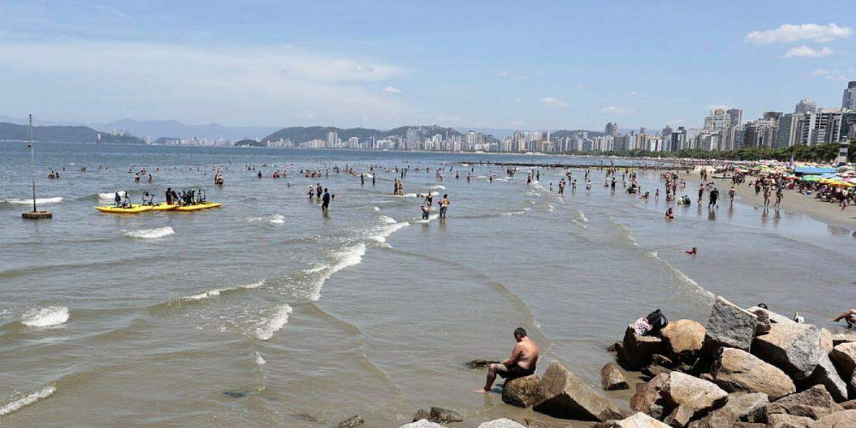 Onda de calor intenso é prevista para a Baixada Santista a partir deste sábado (26), segundo o Inmet