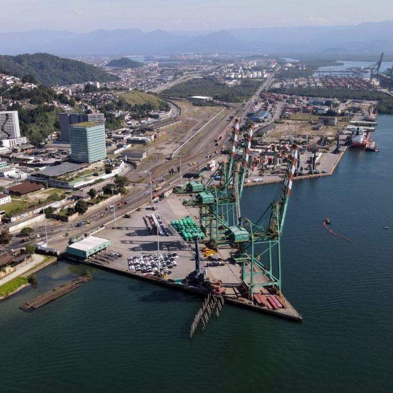 O Tecon Santos 10 deverá ocupar uma área de 621,9 mil metros quadrados no cais do Saboó