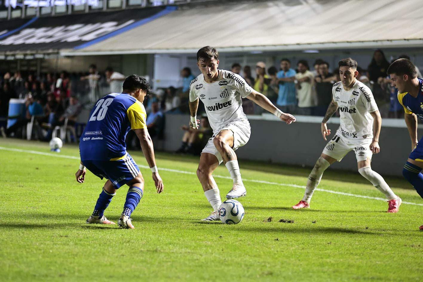 O Santos, dos argentinos Barreal e Escobar, já faturou cerca de R$ 7 milhões na Copa Sul-Americana