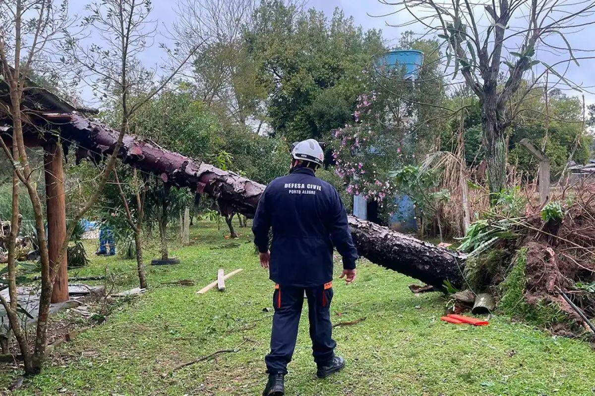 Sul, Sudeste e Centro-Oeste têm alerta para tempestades e vendavais