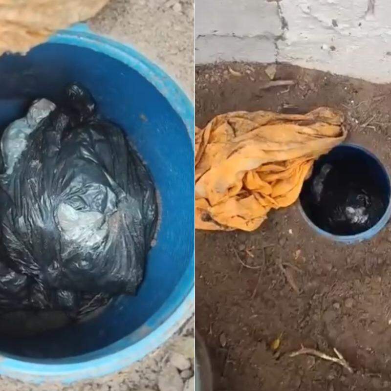 Os dois suspeitos foram presos em flagrante por tráfico de drogas