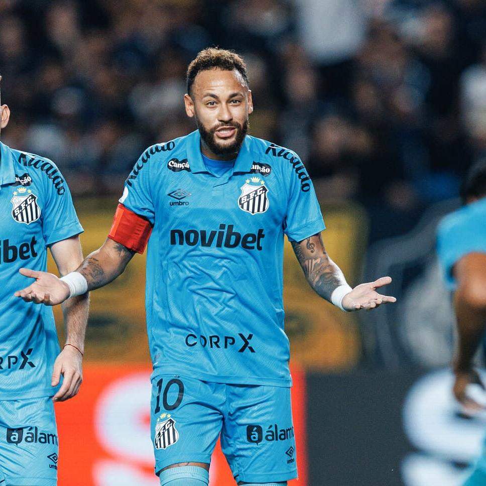 Neymar deu assistência para o gol de Rony, que garantiu ao Santos a classificação à quartas da Copa do Brasil