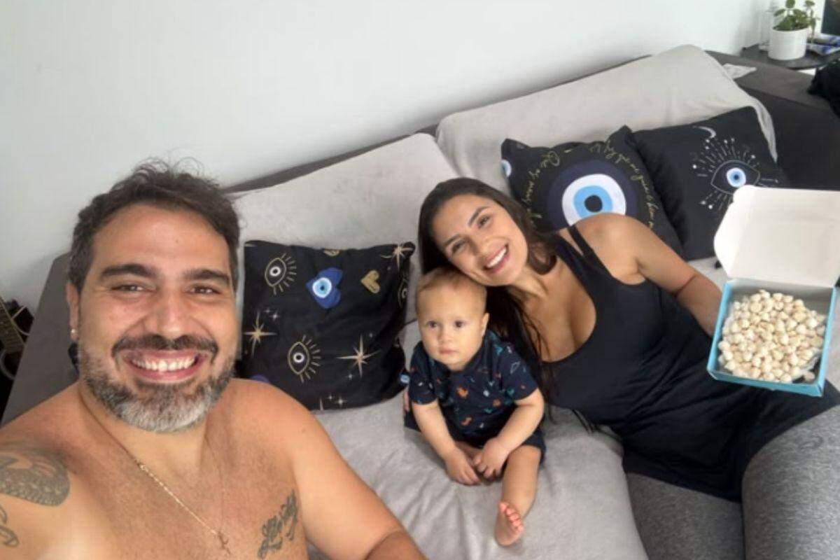 Eles escolheram uma forma discreta e cheia de significado para viver um dos momentos mais marcantes da gravidez