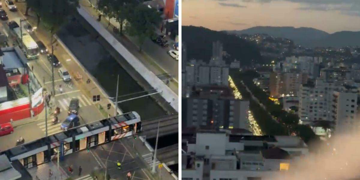 VLT parou e causou congestionamento quilométrico no Canal 1