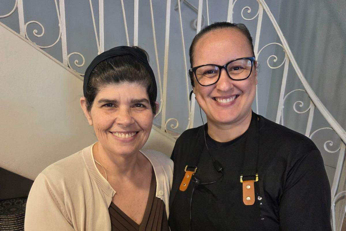 Em Santos, Eloiza trocou experiências com Renata, do Da Conceição