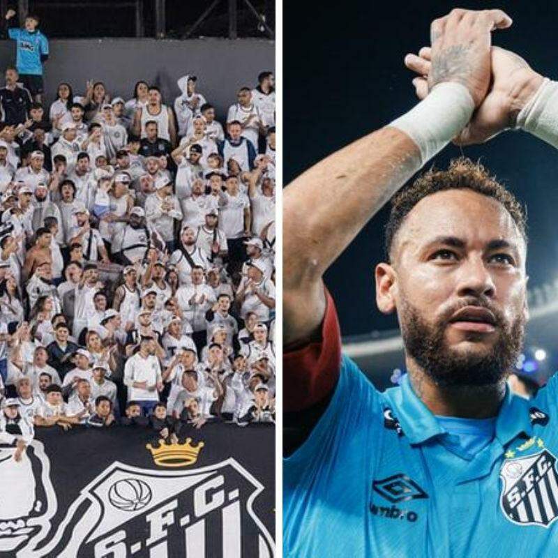 Torcida do Santos surpreende por faixa etária, e Neymar ajuda a explicar fenômeno