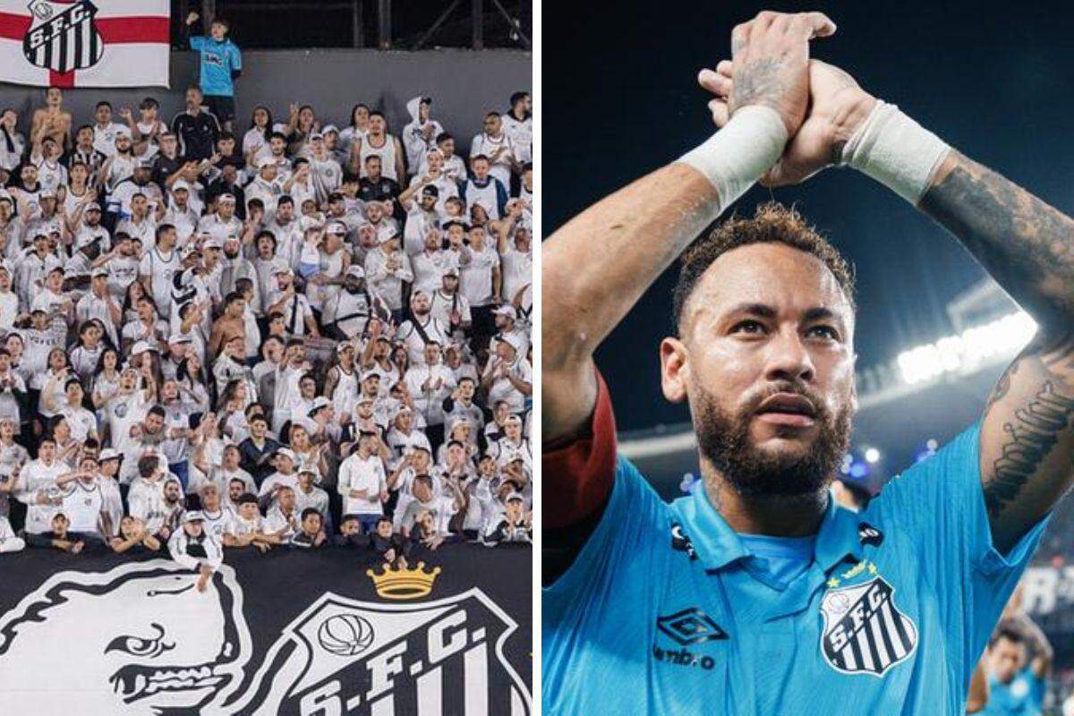 Torcida do Santos surpreende por faixa etária, e Neymar ajuda a explicar fenômeno