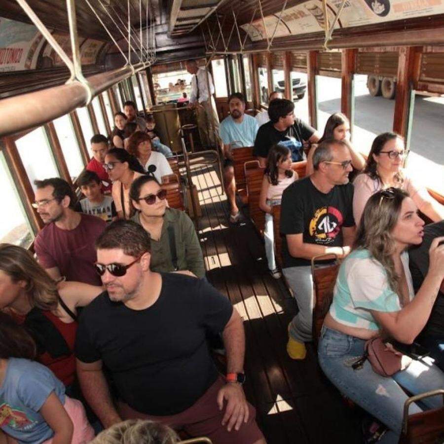 Tarifa de passeio de bonde histórico custará R$ 3,50 para todos no Dia dos Pais