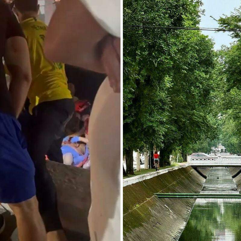 Homem foi resgatado pelo Corpo de Bombeiros após cair no Canal 4, no Embaré; ele foi levado à UPA, onde teve a morte constatada