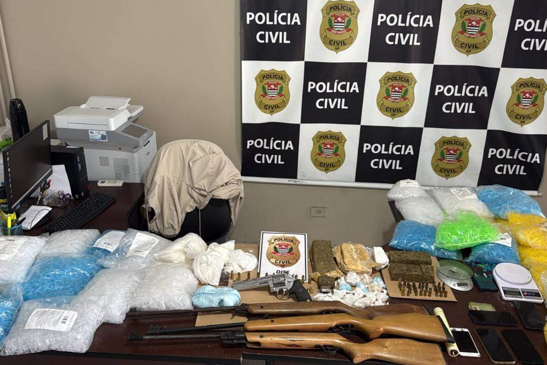 Materiais foram apreendidos pela Polícia
