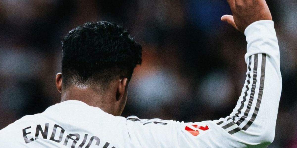 Endrick voltará a vestir a camisa 9 no Real Madrid