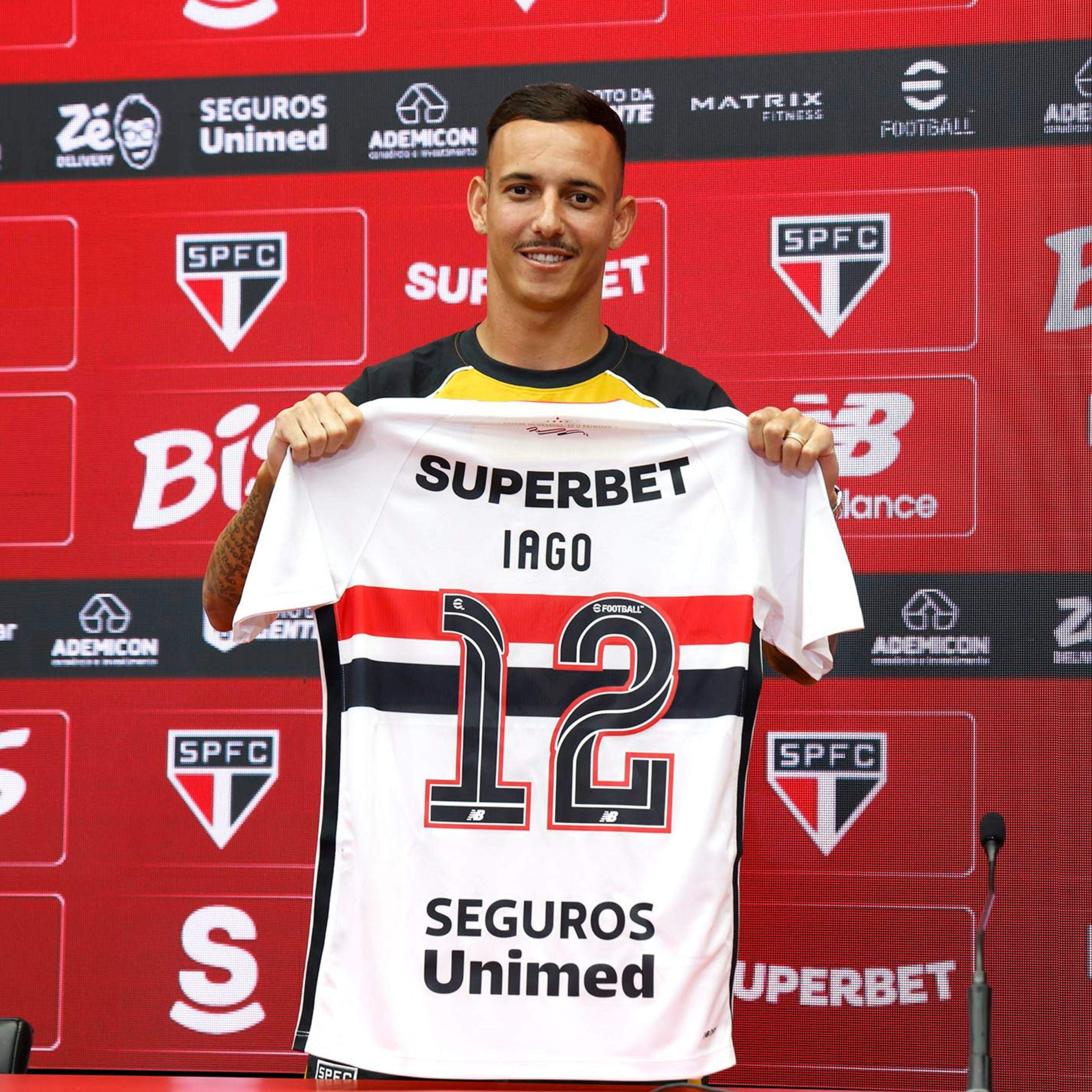 Iago revela conversa com Rogério Ceni antes de definir acerto com o São Paulo: 'Vai ser feliz'