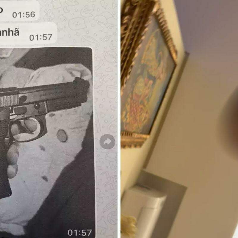 Vítima gravou um vídeo que dá para ouvir o agressor ameaçando-a de morte