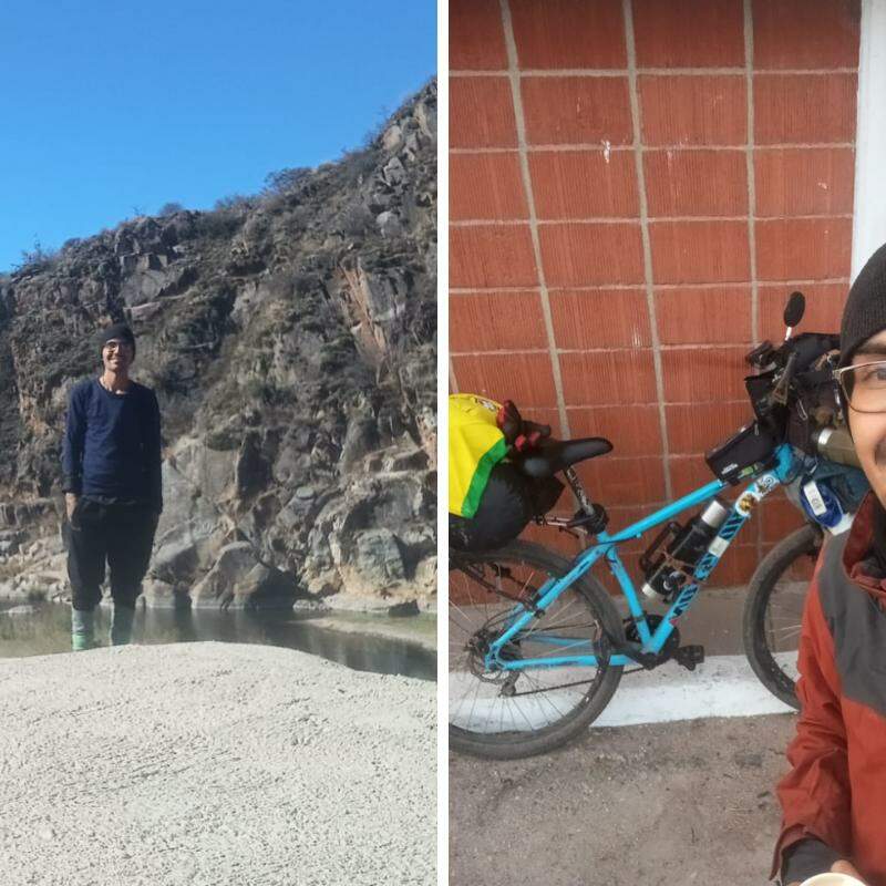 Georgios segue firme na viagem, apesar dos perrengues pelo caminho