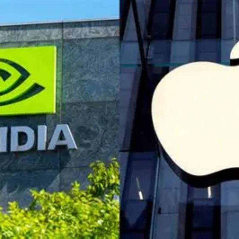 Nvidia e Apple estão entre as empresas mais valiosas do mundo