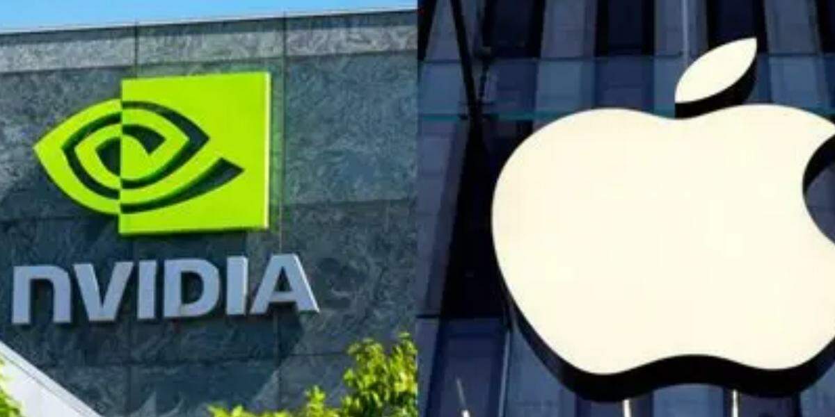 Nvidia e Apple estão entre as empresas mais valiosas do mundo
