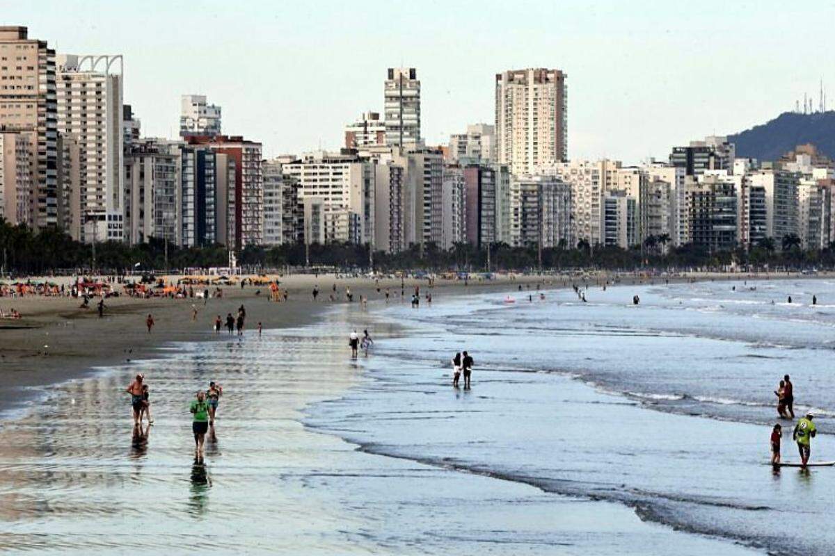 Na Baixada Santista, temperaturas não devem passar dos 24°C, segundo o Instituto Climatempo