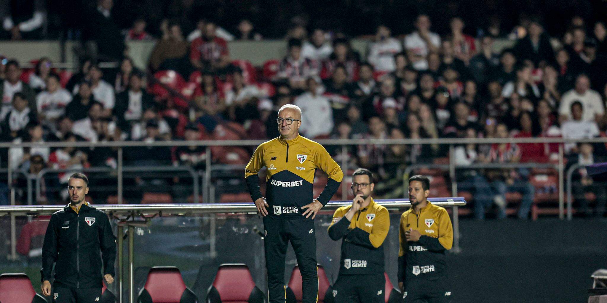 Dorival ressaltou o apoio dos mais de 44 mil torcedores presentes no Morumbis