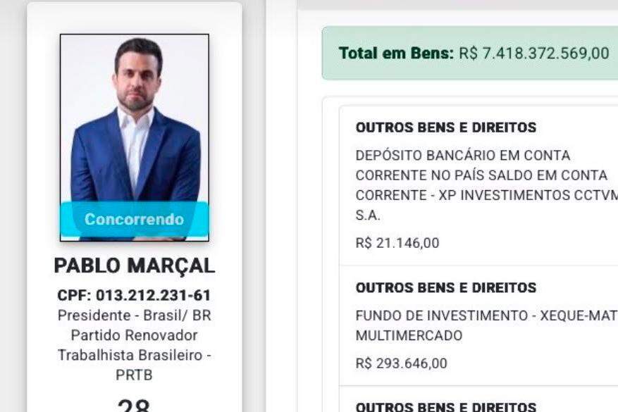 Medida abriu a possibilidade para Marçal protocolar pedido de registro de candidatura à Presidência
