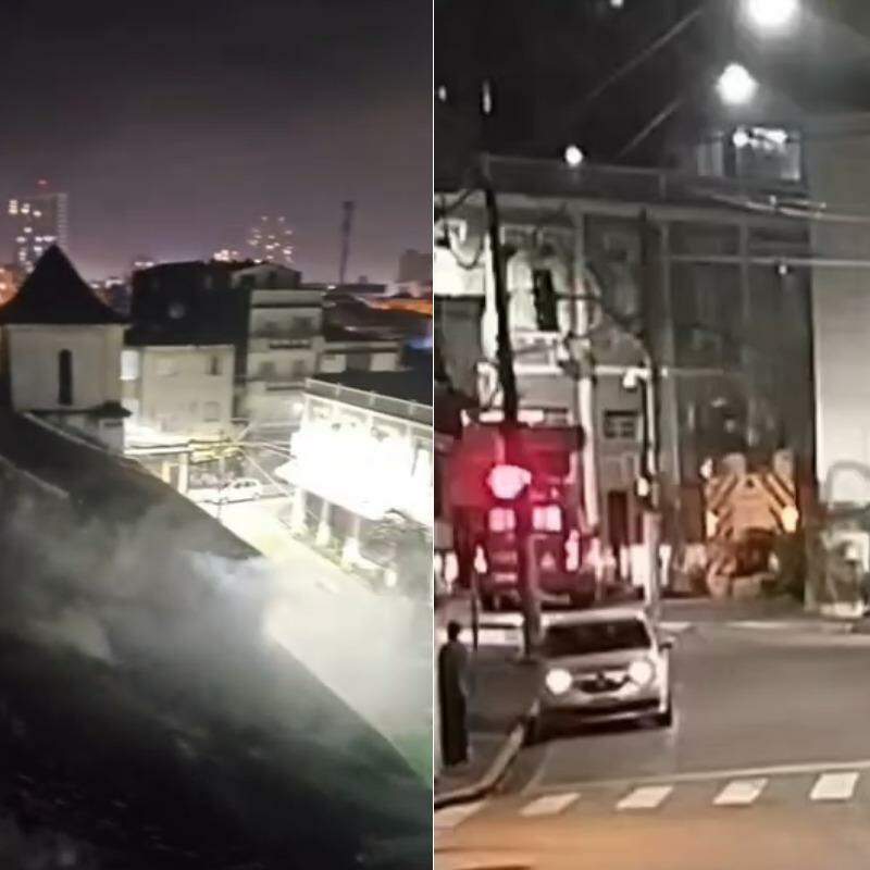 Alarme de incêndio foi acionado e pessoas bateram na casa paroquial para avisar que saia fumaça da sacristia