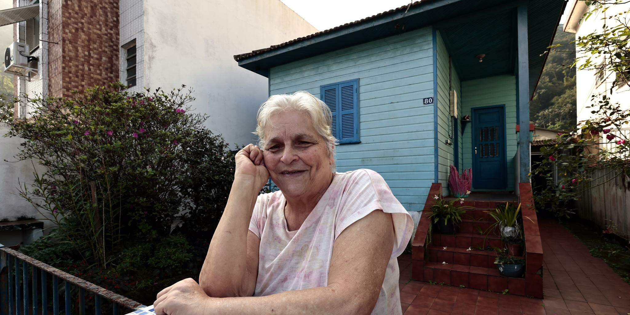 Maria Josefa nasceu no mesmo ano em que o pai começou a construir o chalé, no bairro Marapé: 1948