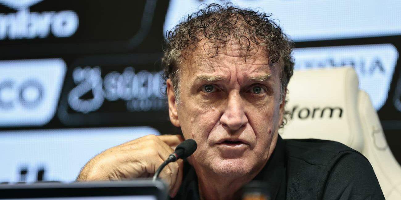 O técnico Cuca vê o Santos com outro ânimo para a sequência decisiva nas Copas e no Brasileirão