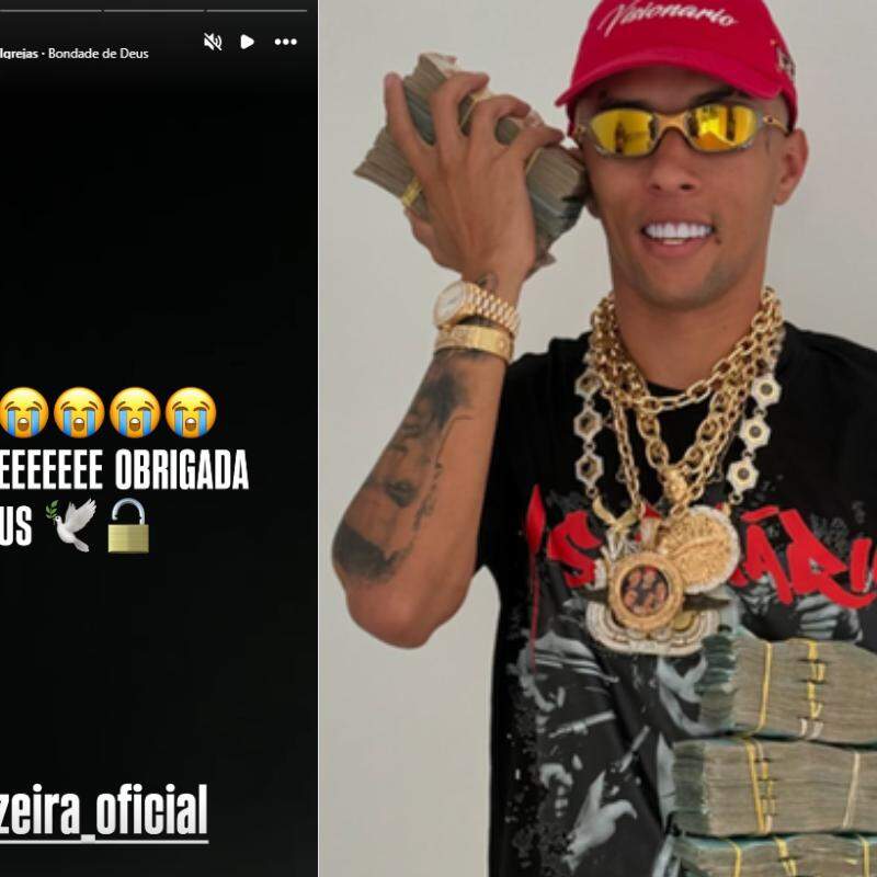 A informação foi confirmada nas redes sociais da esposa