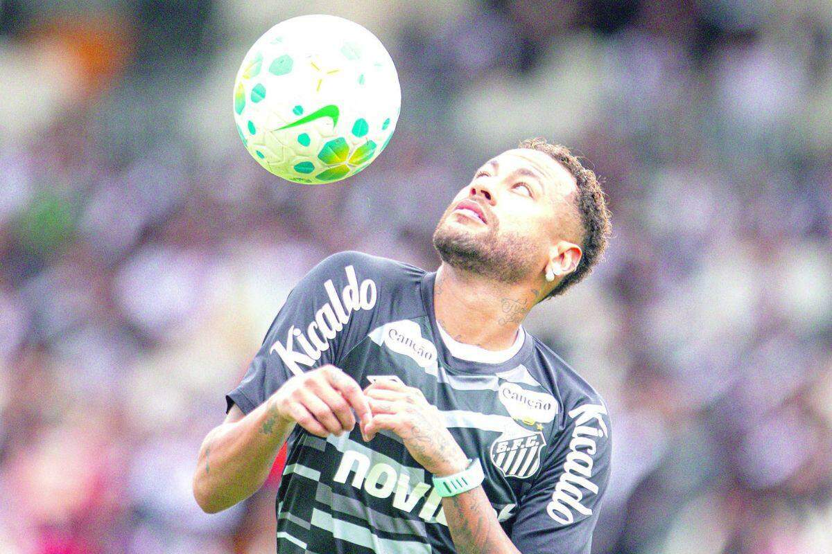 Neymar deixou os caprichos e a indisciplina de lado e, coincidentemente, o Santos alcançou duas vitórias