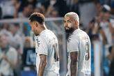Neymar e Gabigol são poupados de jogo contra o Macará-EQU, pela Copa Sul-Americana