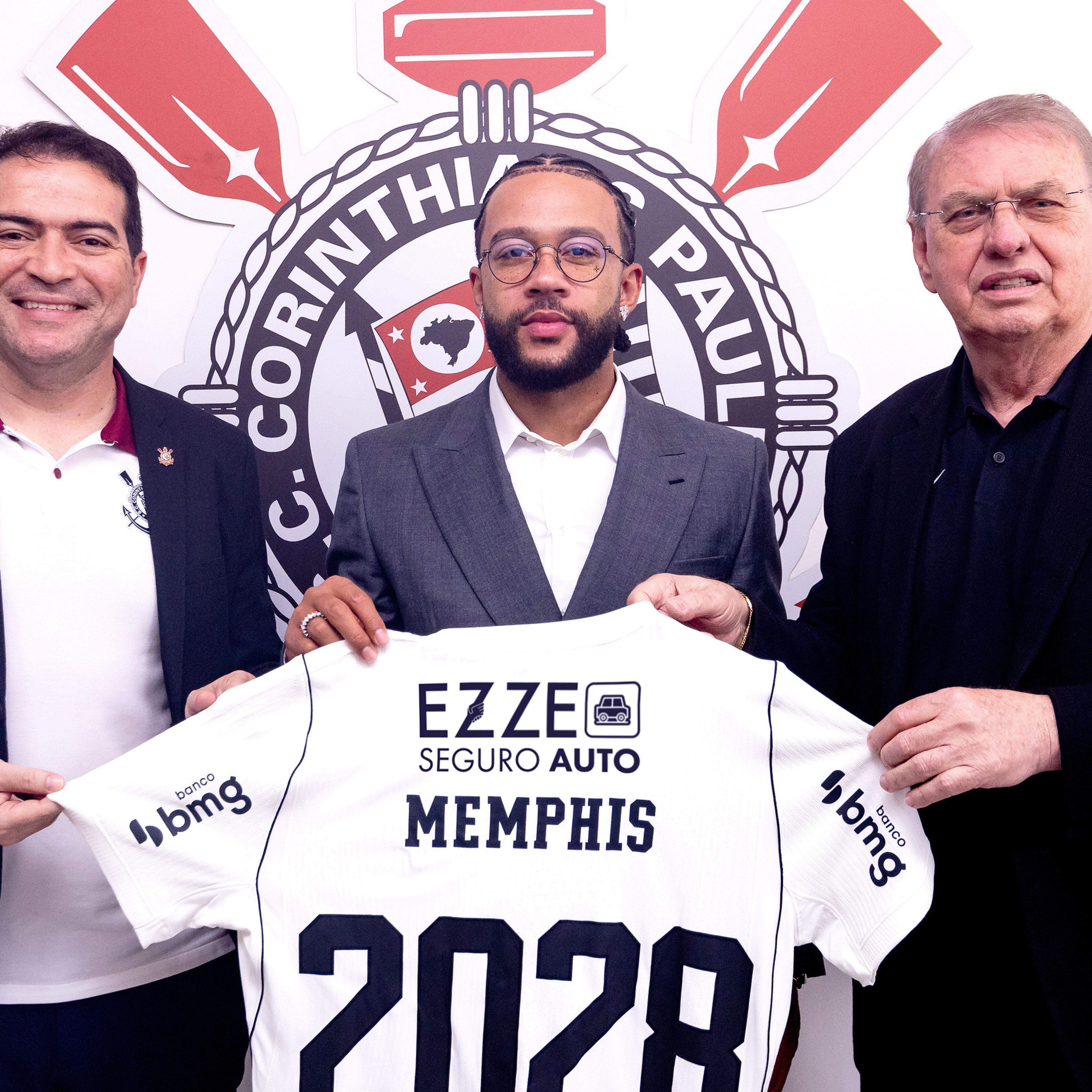 Fim da novela: Corinthians anuncia a renovação com Memphis Depay