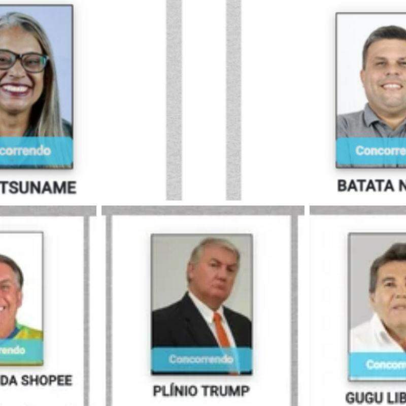 Eleições 2026 reúnem nomes inusitados de candidatos pelo Brasil