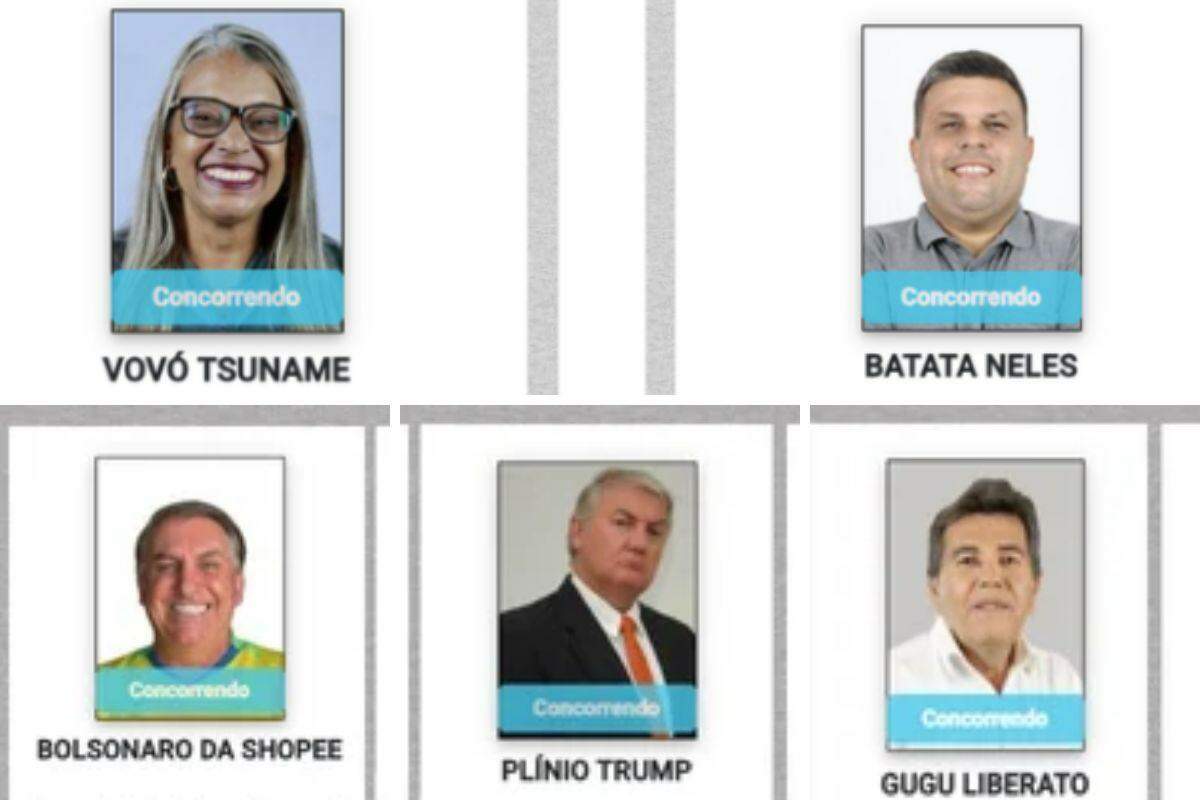 Eleições 2026 reúnem nomes inusitados de candidatos pelo Brasil