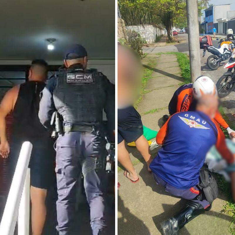 Homem de 33 anos é investigado pela Polícia Civil; a mulher, da mesma idade, foi socorrida com fratura na costela
