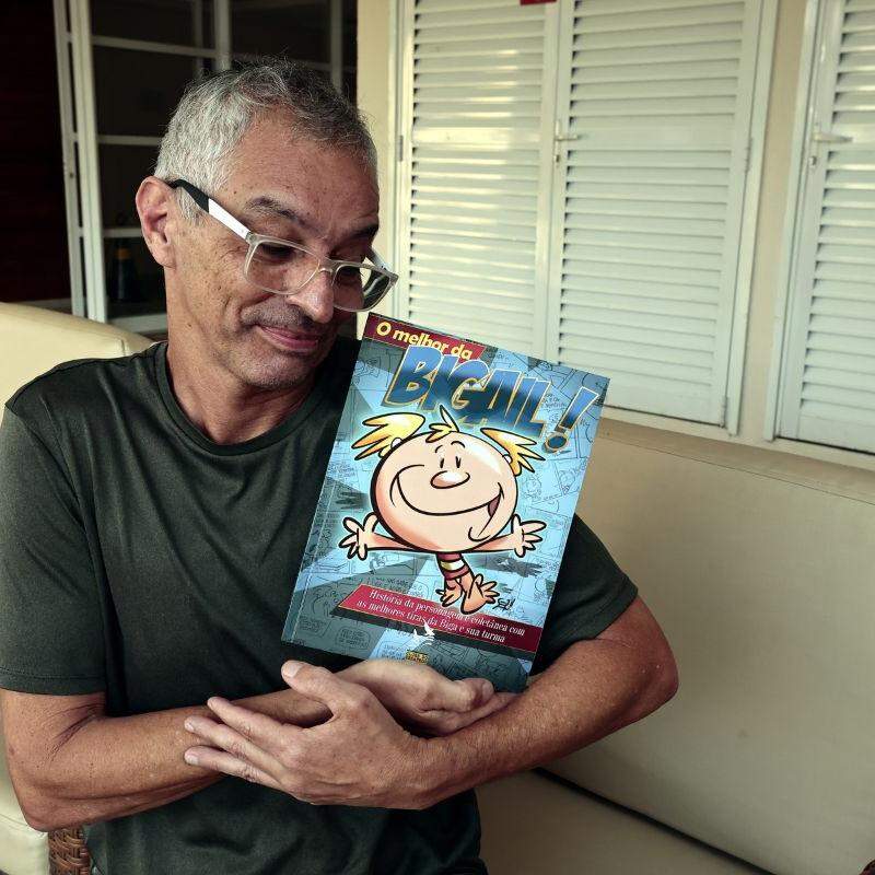Mais de 30 anos depois, uma das mais queridas personagens de quadrinhos 100% santista retorna em livro: O Melhor da Bigail, que resgata mais de 400 tirinhas da personagem
