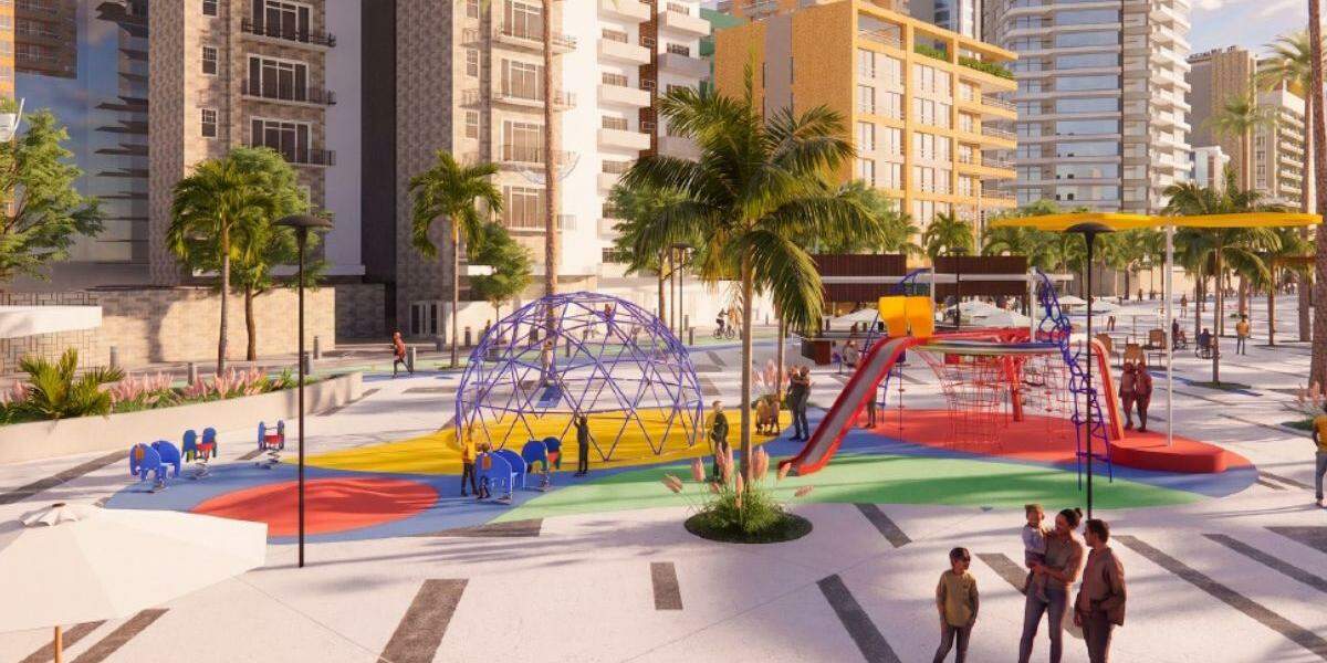 Proposta é resgatar referências do antigo calçadão de Pitangueiras, concebido pelo...