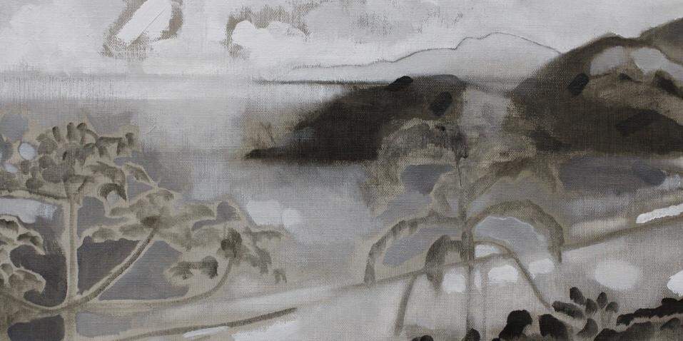 Detalhes da obra de Ilê Sartuzi, que integra a mostra Amadores