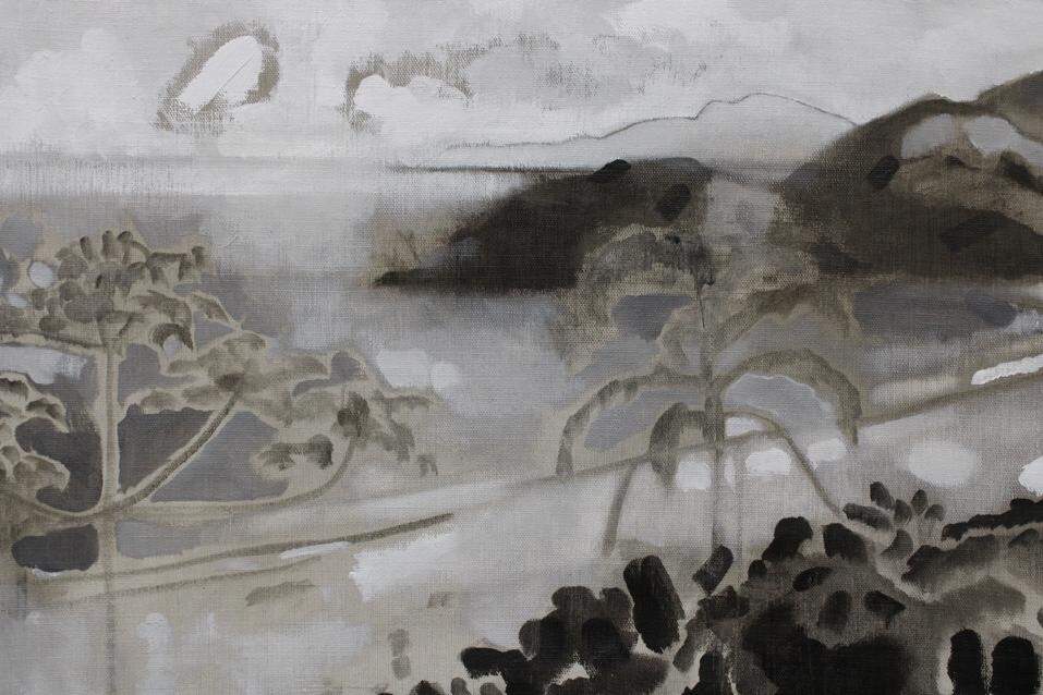 Detalhes da obra de Ilê Sartuzi, que integra a mostra Amadores