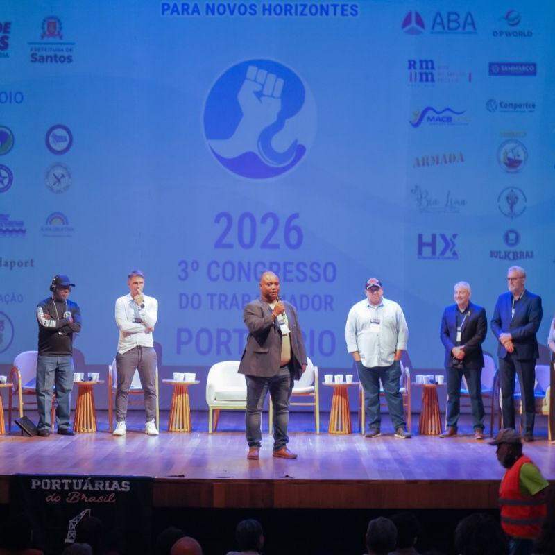 Congresso do Trabalhador Portuário aconteceu em Santos