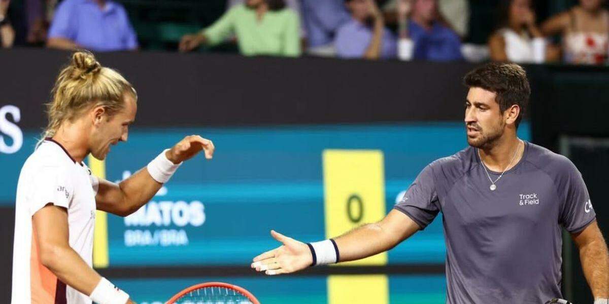 Rafael Matos e Orlando Luz vão à semi de duplas do ATP de Cincinnati