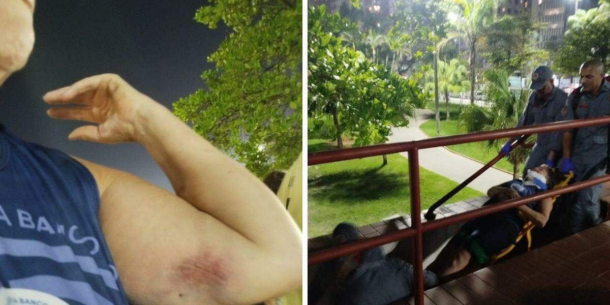 Acidente ocorreu durante uma aula de funcional no Posto 6, em Santos