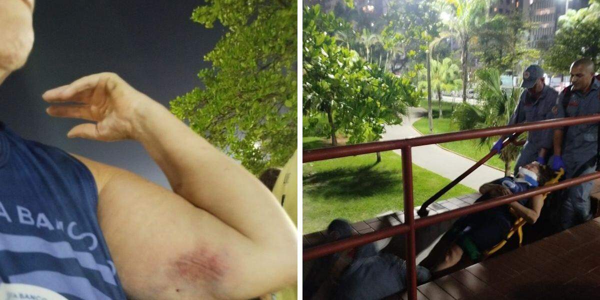 Acidente ocorreu durante uma aula de funcional no Posto 6, em Santos