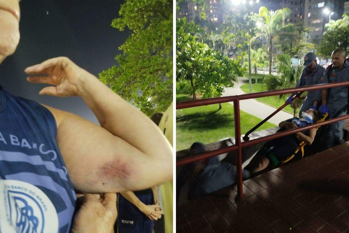 Acidente ocorreu durante uma aula de funcional no Posto 6, em Santos