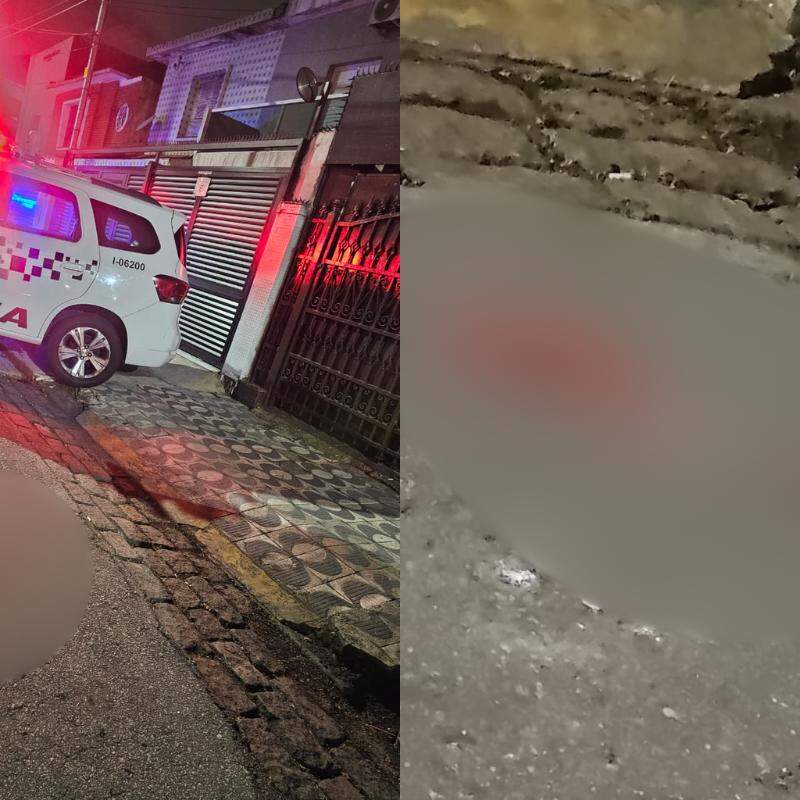 Feto foi encontrado no Boqueirão, em Santos