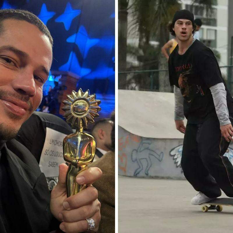 José Loreto ganhou o prêmio neste sábado por sua atuação na cinebiografia que deve ser lançada no ano que vem