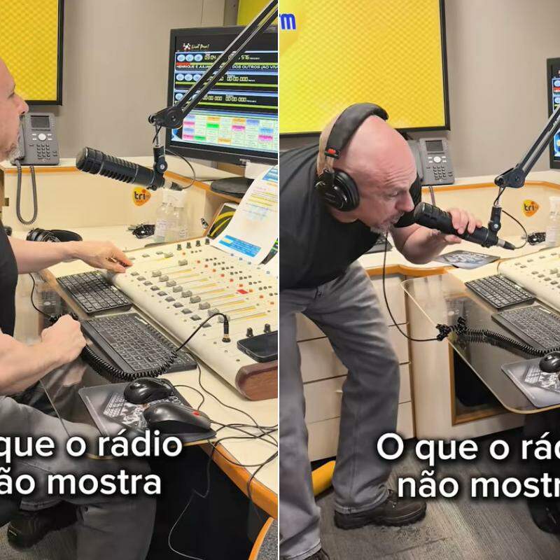 Novo vídeo da Tri FM mostra perrengues que o locutor pode enfrentar ao vivo