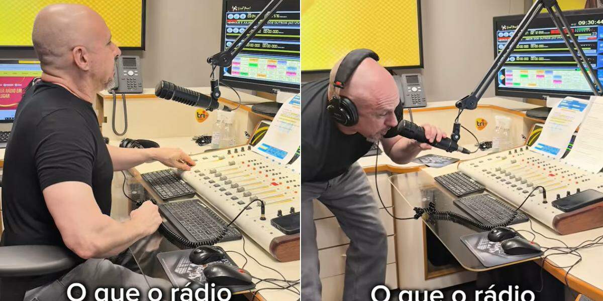 Novo vídeo da Tri FM mostra perrengues que o locutor pode enfrentar ao vivo