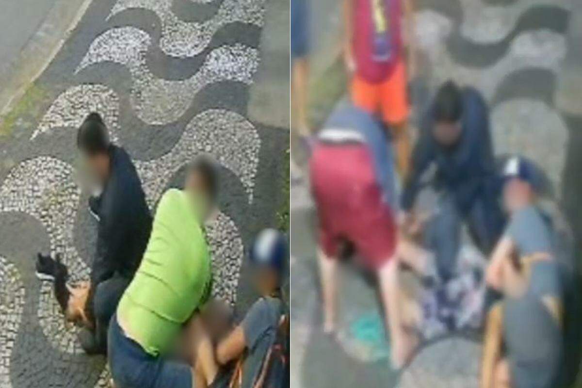 Homem, de 40 anos, morreu por asfixia após entrar em surto e ser contido por três homens no bairro do Embaré, em Santos