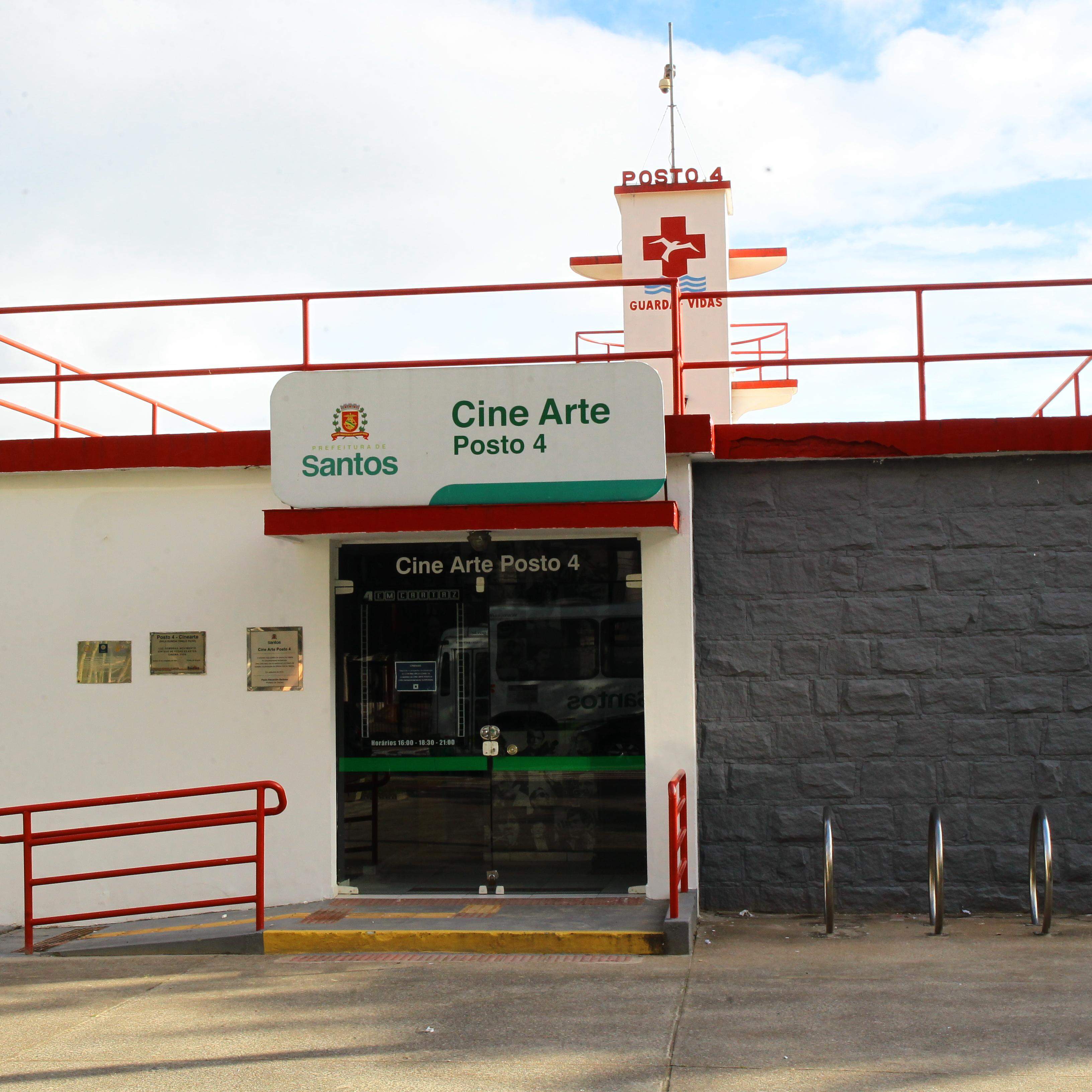 Cine Arte Posto 4 é uma referência cultural em Santos; orçados em R$ 268 mil, serviços vão até novembro