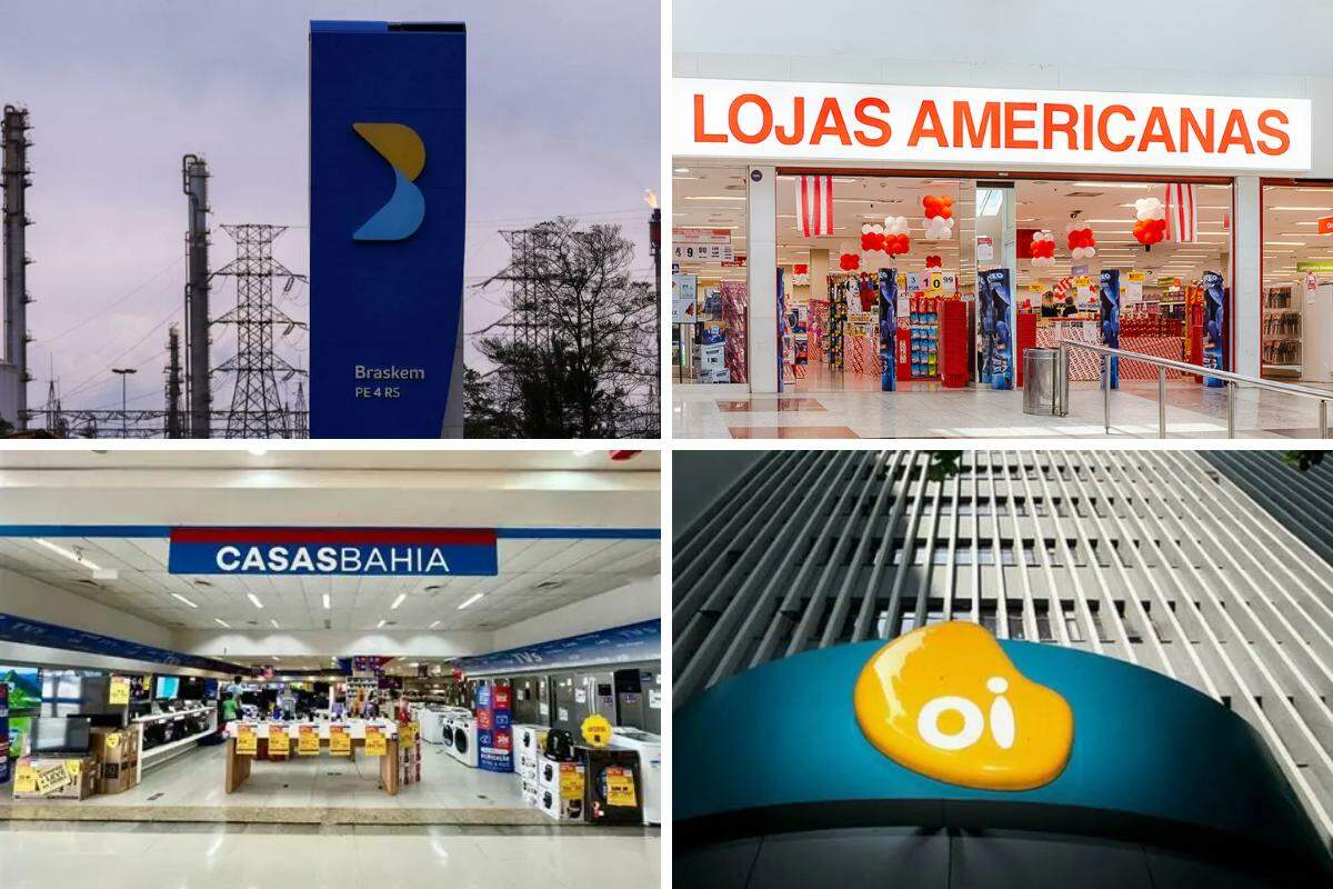 Braskem, Casas Bahia, Americanas e Oi: dívidas bilionárias colocam gigantes em crise