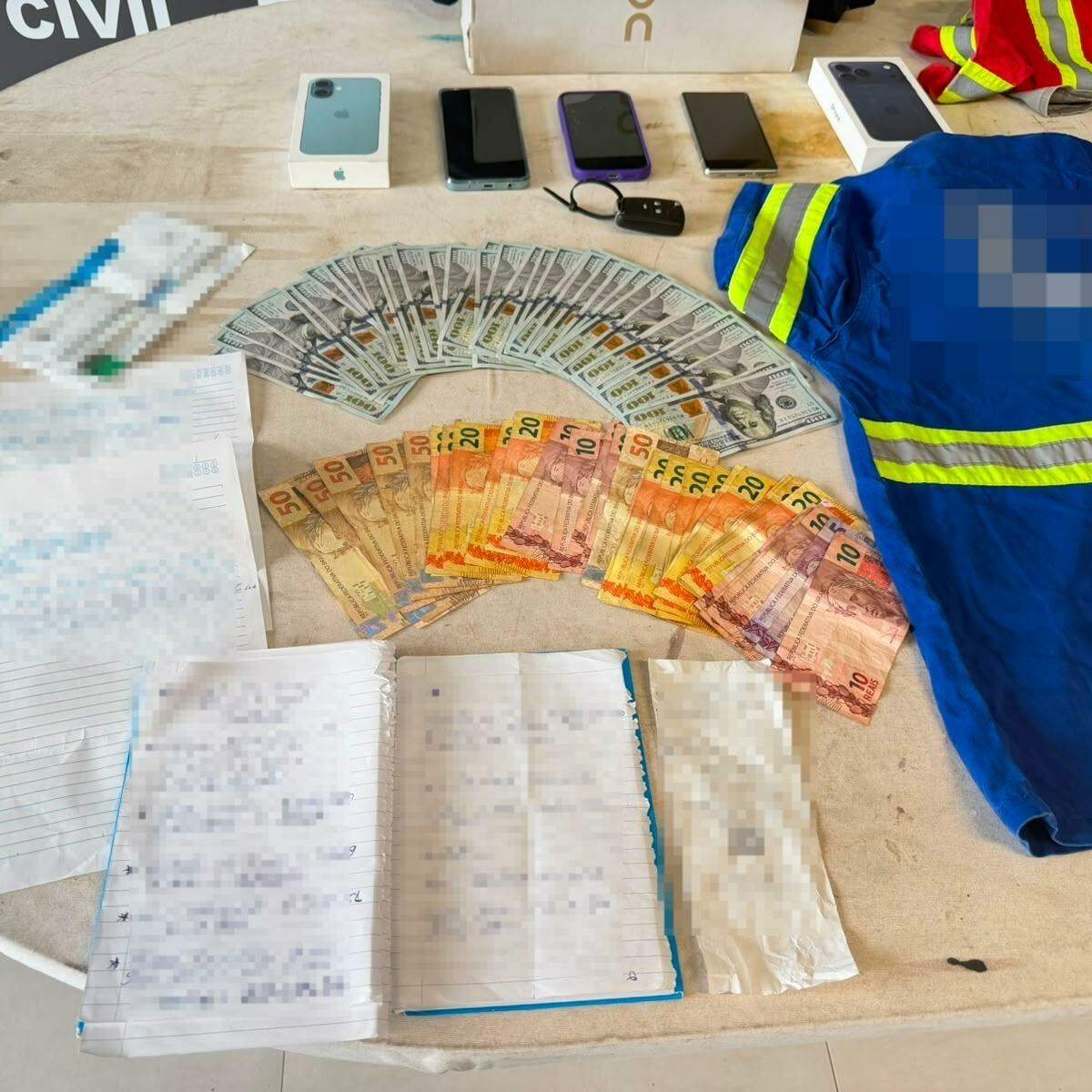 O material foi apreendido pela Polícia Civil
